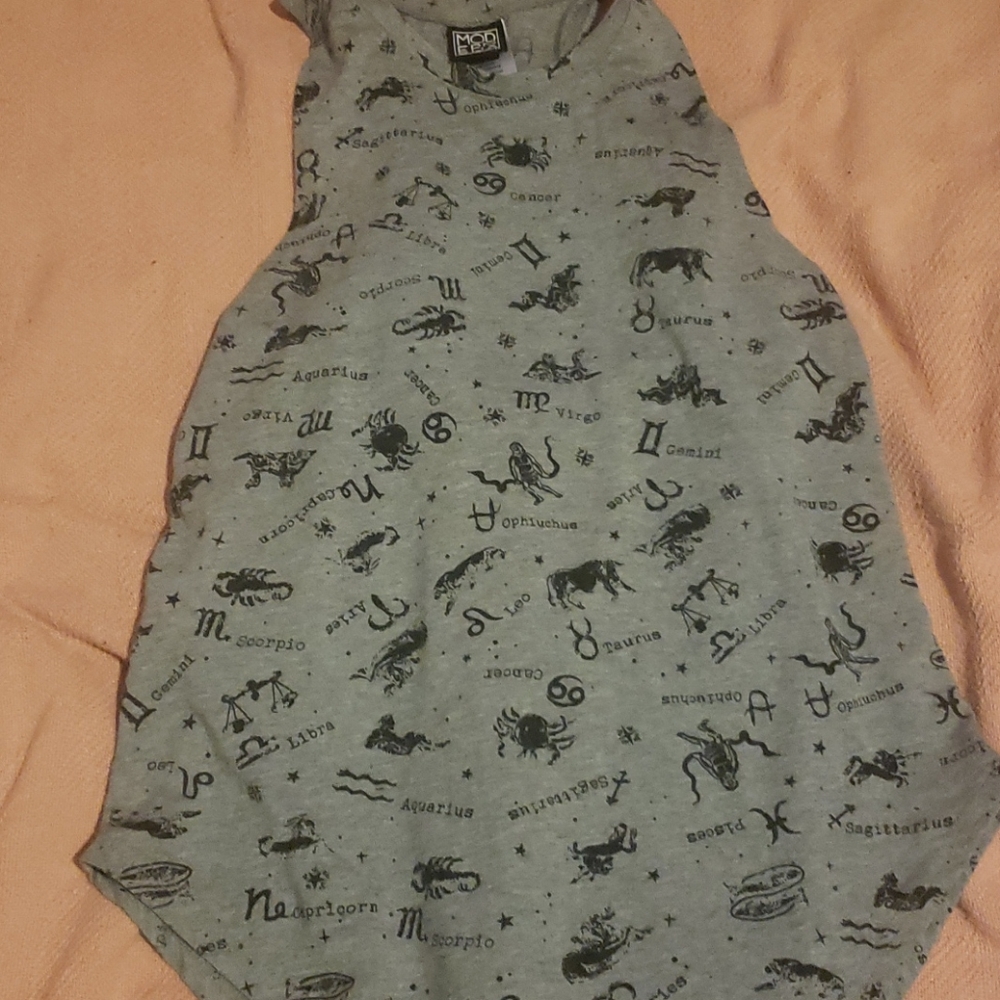 Zodiac Sign Racerback Tank Top